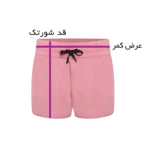 راهنمای-سایز-شورتک-ورزشی-زنانه