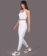 ست اسپرت زنانه لگ و نیم تنه مدل خشتی نایک
