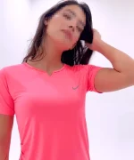 تیشرت زنانه یقه دلبری بغل چین نایک